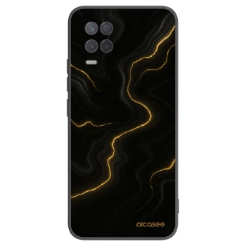 Picasee husă neagră din silicon pentru Realme 8 5G - Thunder