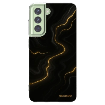 Picasee husă transparentă din silicon pentru Samsung Galaxy S21 FE 5G - Thunder