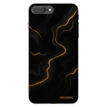 Picasee husă transparentă din silicon pentru Apple iPhone 7 Plus - Thunder