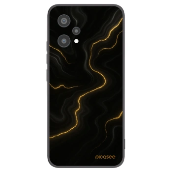 Picasee husă neagră din silicon pentru Realme 9 Pro 5G - Thunder