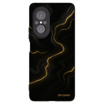Picasee husă neagră din silicon pentru Huawei Nova 9 SE - Thunder