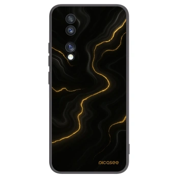 Picasee husă neagră din silicon pentru Honor 70 - Thunder