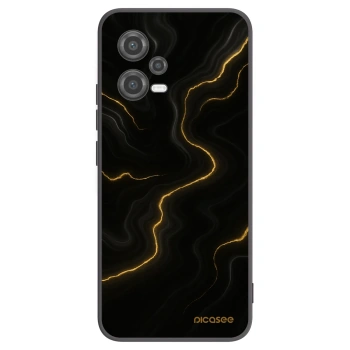 Picasee husă neagră din silicon pentru Xiaomi Poco X5 - Thunder