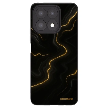 Picasee husă neagră din silicon pentru Honor X8a - Thunder
