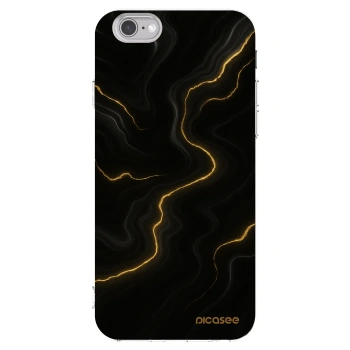 Picasee husă transparentă din silicon pentru Apple iPhone 6/6S - Thunder