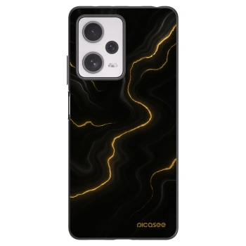 Picasee husă neagră din silicon pentru Xiaomi Redmi Note 12 Pro+ 5G - Thunder