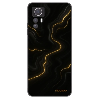 Picasee husă neagră din silicon pentru Xiaomi Redmi Note 12S - Thunder