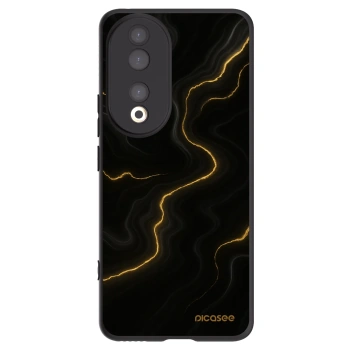 Picasee husă neagră din silicon pentru Honor 90 5G - Thunder