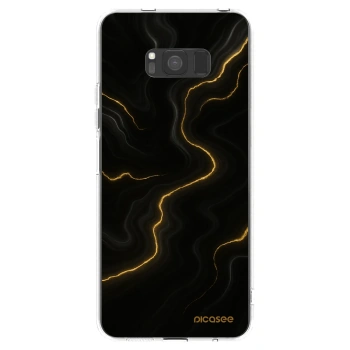 Picasee husă transparentă din silicon pentru Samsung Galaxy S8 G950F - Thunder