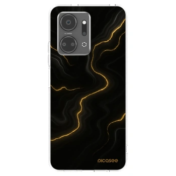 Picasee husă transparentă din silicon pentru Honor X7a - Thunder