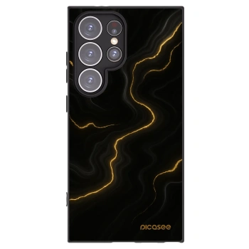 Picasee husă neagră din silicon pentru Samsung Galaxy S24 Ultra S928B 5G - Thunder