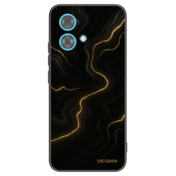 Picasee husă neagră din silicon pentru Motorola Edge 40 Neo - Thunder
