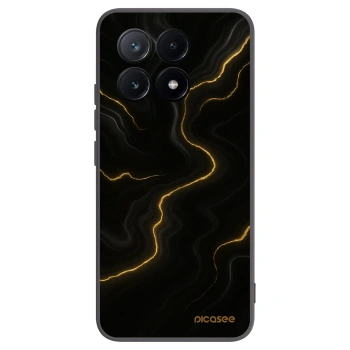 Picasee husă neagră din silicon pentru Xiaomi Poco X6 Pro - Thunder