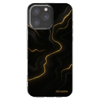 Picasee husă transparentă din silicon pentru Apple iPhone 16 Pro Max - Thunder