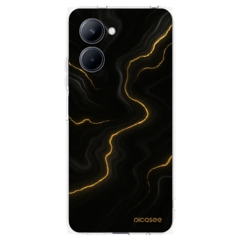 Picasee husă transparentă din silicon pentru Realme C33 (2023) - Thunder