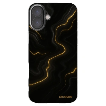 Picasee husă transparentă din silicon pentru Apple iPhone 16 Plus - Thunder