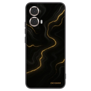 Picasee husă neagră din silicon pentru Motorola Moto G85 - Thunder
