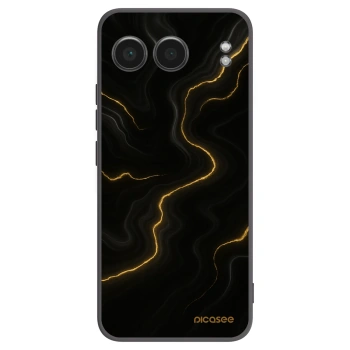 Picasee husă neagră din silicon pentru OnePlus Nord 4 - Thunder