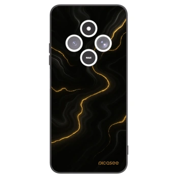 Picasee husă neagră din silicon pentru Xiaomi Redmi 14C - Thunder