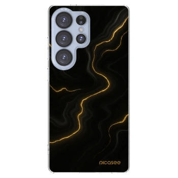 Picasee husă transparentă din silicon pentru Samsung Galaxy S25 Ultra 5G - Thunder