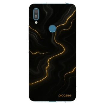 Picasee husă transparentă din silicon pentru Huawei Y7 2019 - Thunder