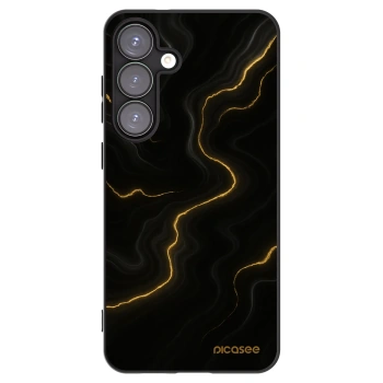 Picasee husă neagră din silicon pentru Samsung Galaxy S25+ 5G - Thunder