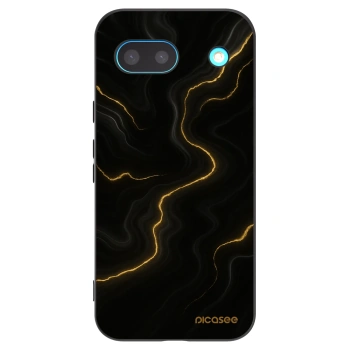 Picasee husă neagră din silicon pentru Google Pixel 8a - Thunder