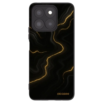 Picasee husă neagră din silicon pentru Honor X8c - Thunder