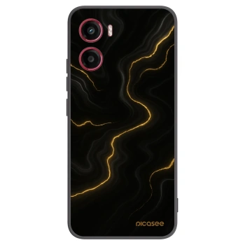 Picasee husă neagră din silicon pentru Motorola Moto G05 - Thunder
