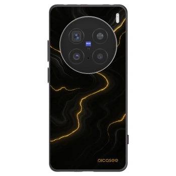 Picasee husă neagră din silicon pentru Vivo X200 Pro - Thunder