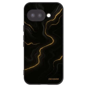 Picasee husă neagră din silicon pentru Google Pixel 9a - Thunder