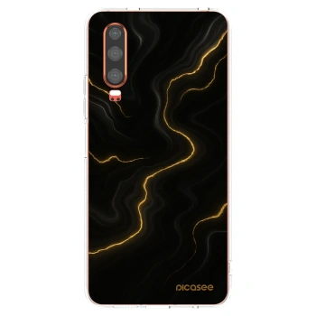 Picasee husă transparentă din silicon pentru Huawei P30 - Thunder