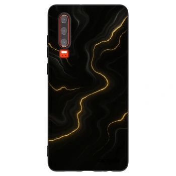 Picasee husă neagră din silicon pentru Huawei P30 - Thunder