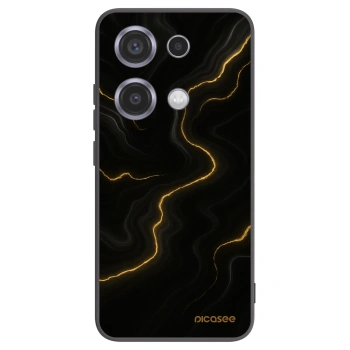 Picasee husă neagră din silicon pentru Xiaomi Redmi Note 14S - Thunder