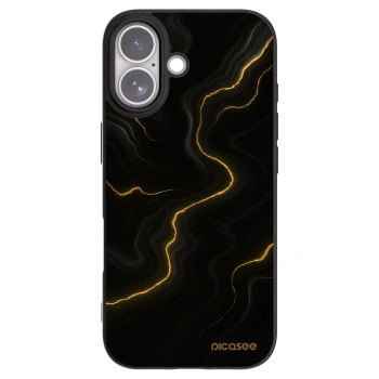 Picasee husă neagră din silicon pentru Apple iPhone 17 - Thunder