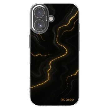 Picasee husă transparentă din silicon pentru Apple iPhone 17 - Thunder