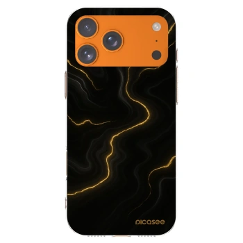 Picasee husă transparentă din silicon pentru Apple iPhone 17 Pro Max - Thunder