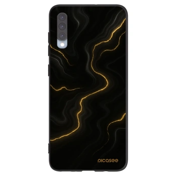 Picasee husă neagră din silicon pentru Samsung Galaxy A70 A705F - Thunder