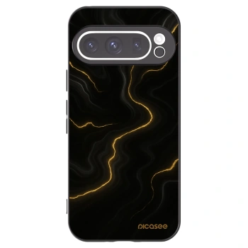 Picasee husă neagră din silicon pentru Google Pixel 9 Pro XL - Thunder