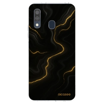 Picasee husă transparentă din silicon pentru Samsung Galaxy A40 A405F - Thunder