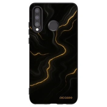 Picasee husă neagră din silicon pentru Huawei P30 Lite - Thunder