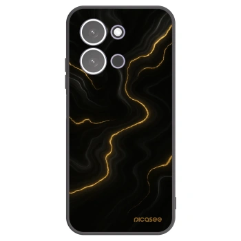 Picasee husă neagră din silicon pentru Xiaomi Redmi 15C 5G - Thunder