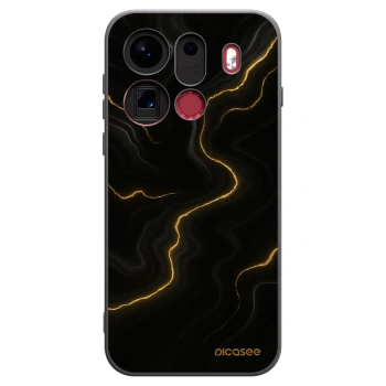 Picasee husă neagră din silicon pentru OPPO Find X9 Pro - Thunder