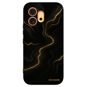 Picasee husă neagră din silicon pentru Honor 600 - Thunder