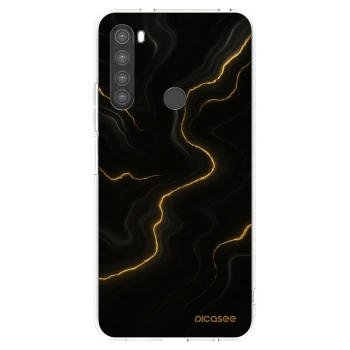 Picasee husă transparentă din silicon pentru Xiaomi Redmi Note 8 - Thunder
