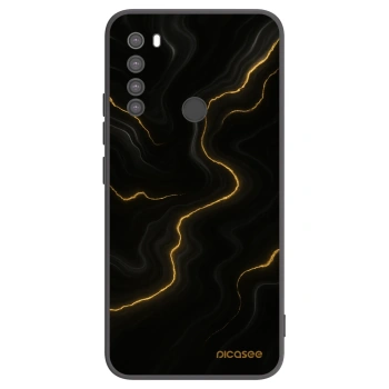 Picasee husă neagră din silicon pentru Xiaomi Redmi Note 8 - Thunder