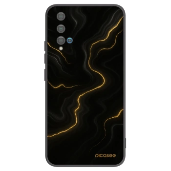 Picasee husă neagră din silicon pentru Huawei Nova 5T - Thunder