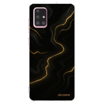 Picasee husă transparentă din silicon pentru Samsung Galaxy A71 A715F - Thunder