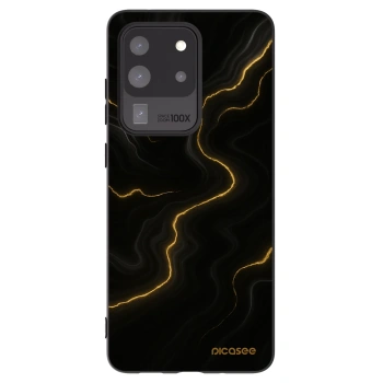 Picasee husă neagră din silicon pentru Samsung Galaxy S20 Ultra 5G G988F - Thunder