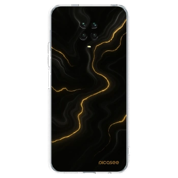 Picasee husă transparentă din silicon pentru Xiaomi Redmi Note 9 Pro - Thunder